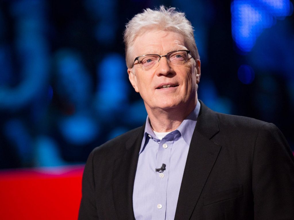 Sir Ken Robinson durante una Ted Talks