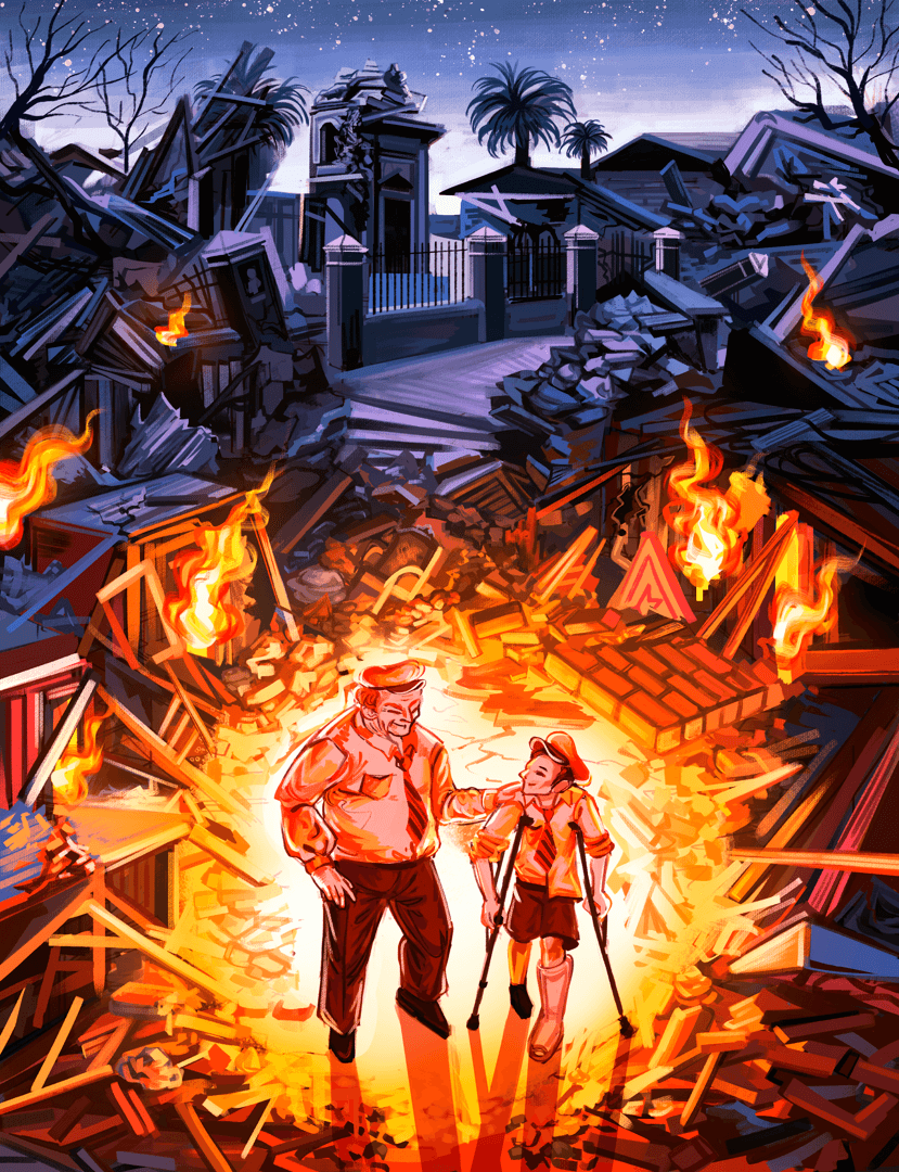 "Los años enseñan" Relato: Washington Sandoval Gessler Ilustración: Mireya Soto