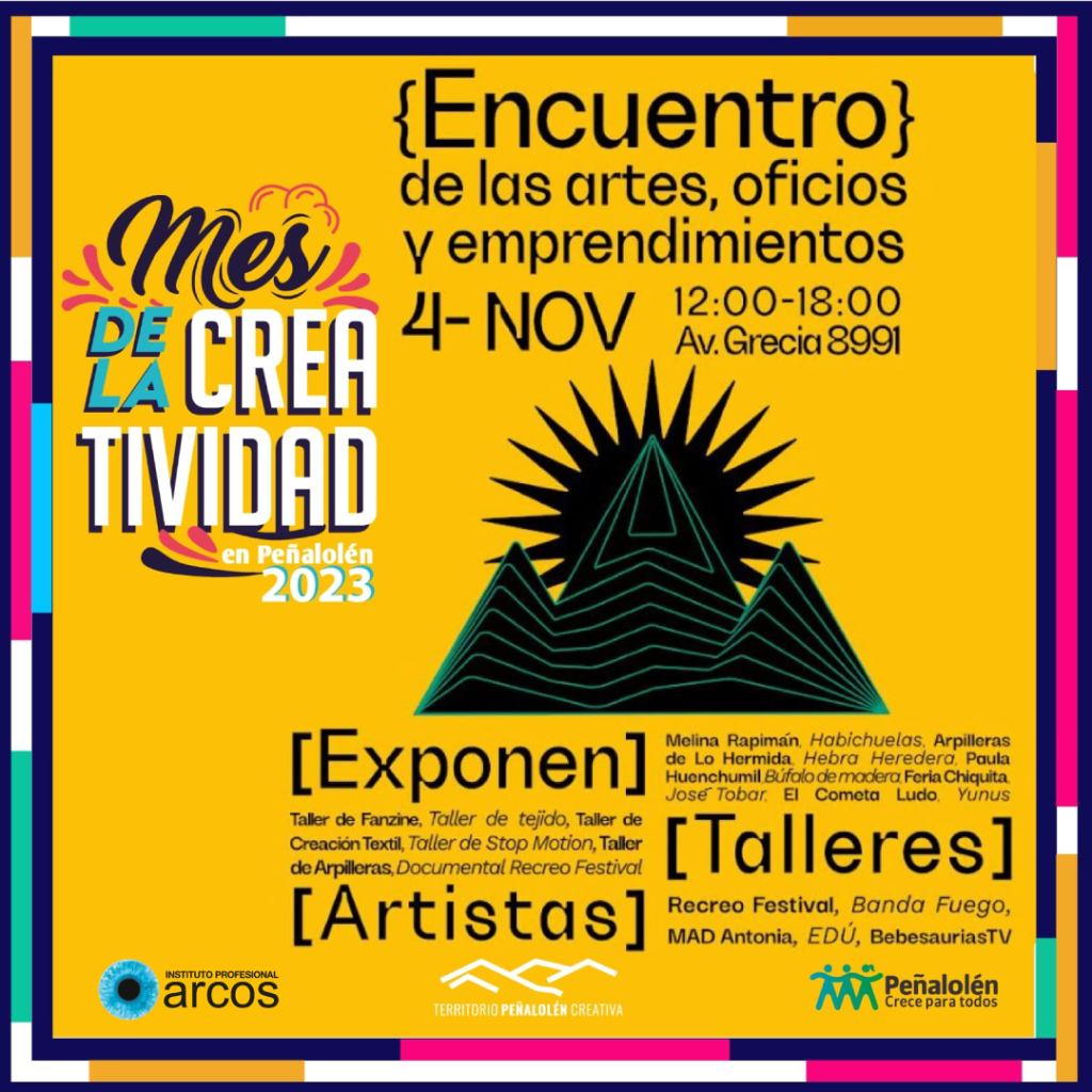 Encuentro de Artes, Oficios y Emprendimientos, Mes de la Creatividad 2023.