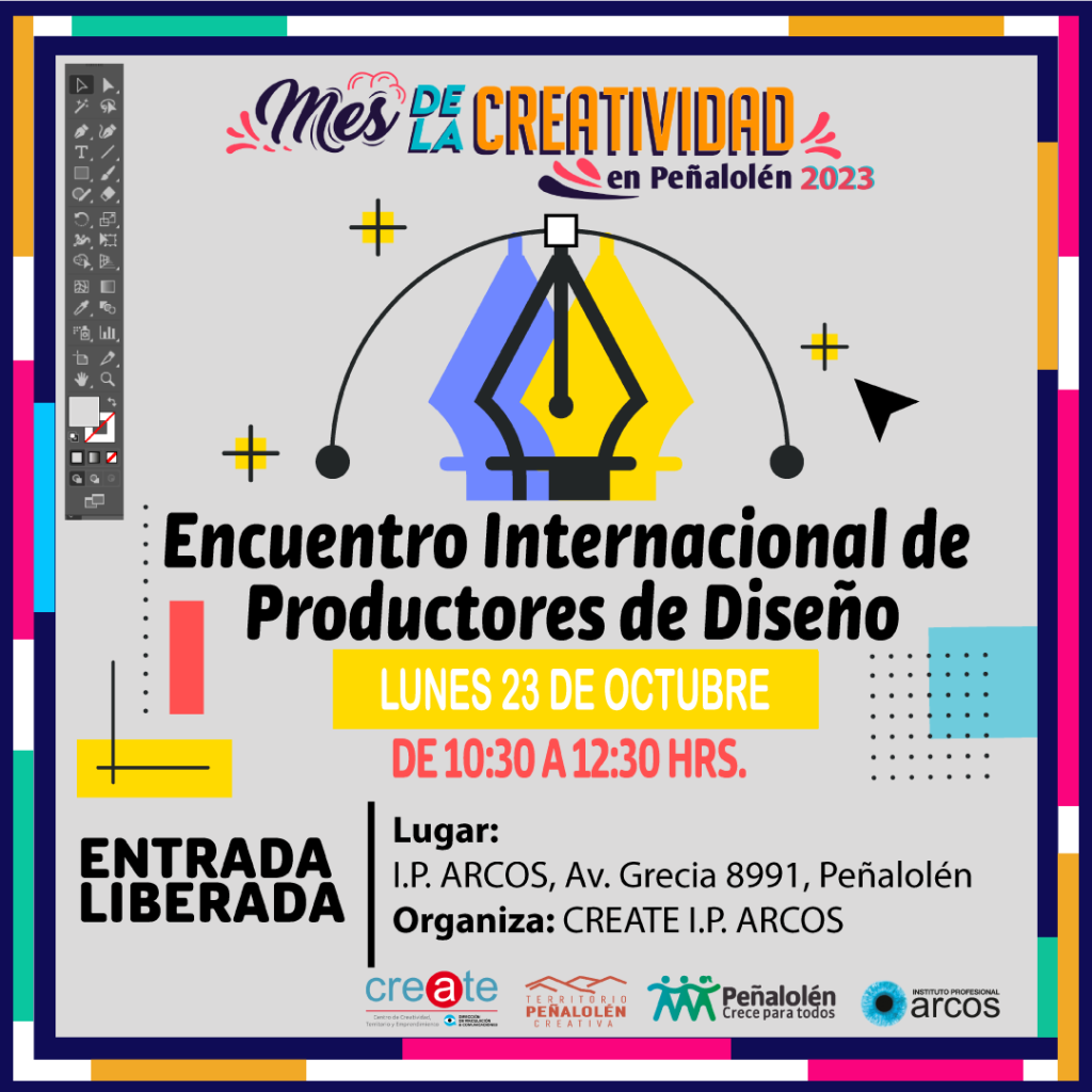 Encuentro Internacional de Productores de Diseño, Mes de la Creatividad en Peñalolén 2023