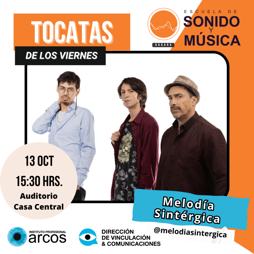Melodía Sintérgica se presenta en tocatas de los viernes en ARCOS