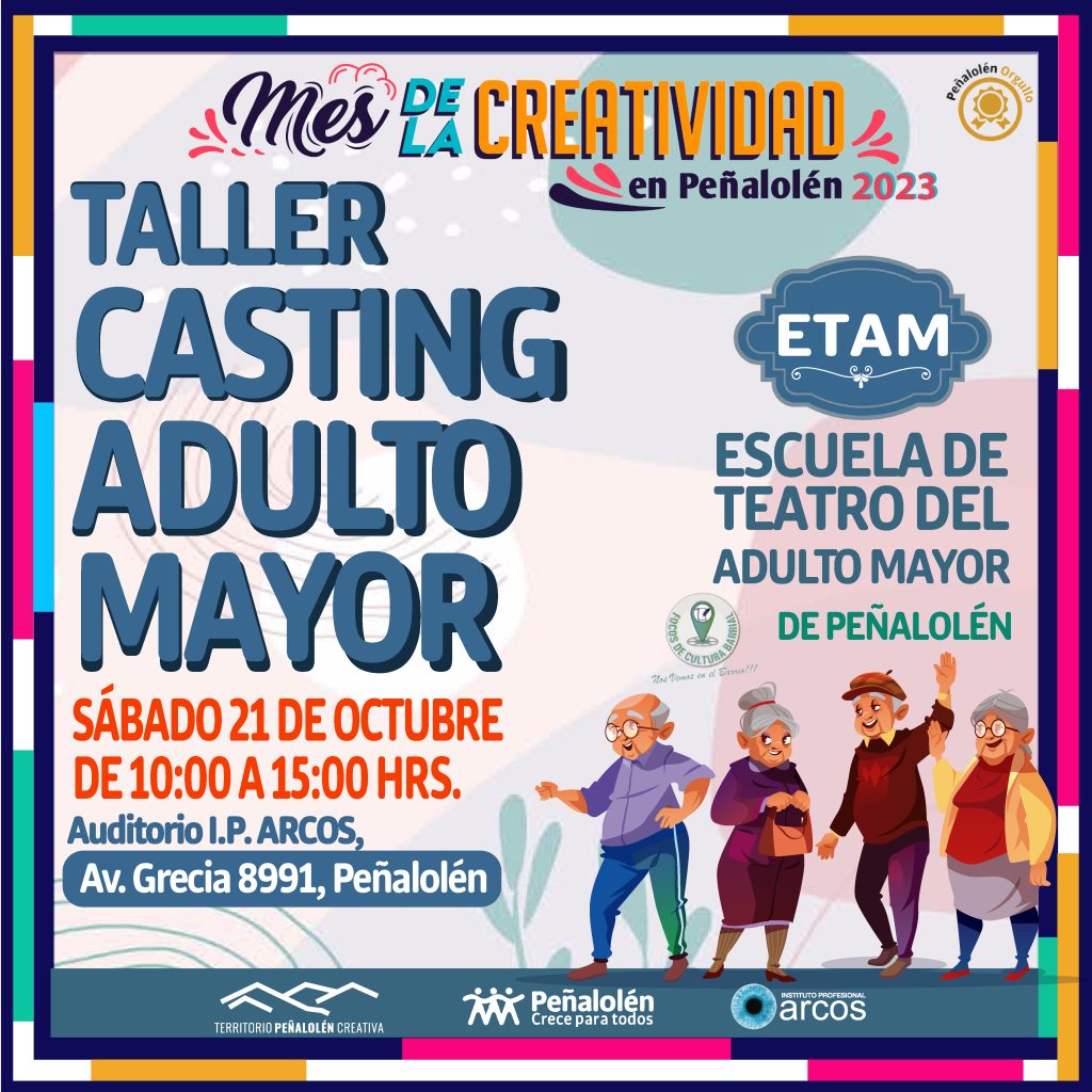 Taller casting adulto mayor en ARCOS en el Mes de la Creatividad