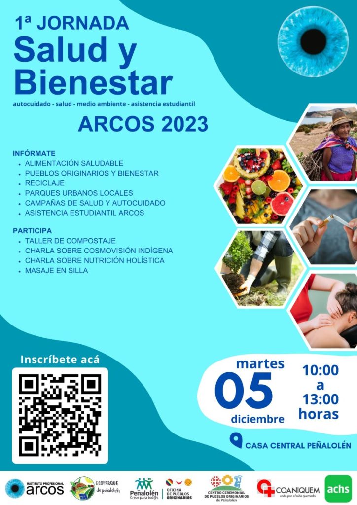 Afiche primera jornada Salud y Bienestar ARCOS