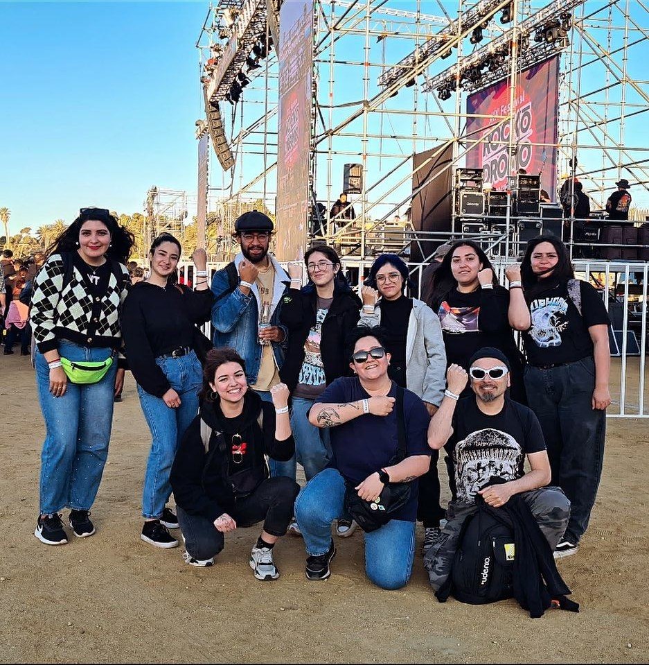 Estudiantes de Fotografía Profesional acreditados/as para registrar Festival Rockódromo 2023