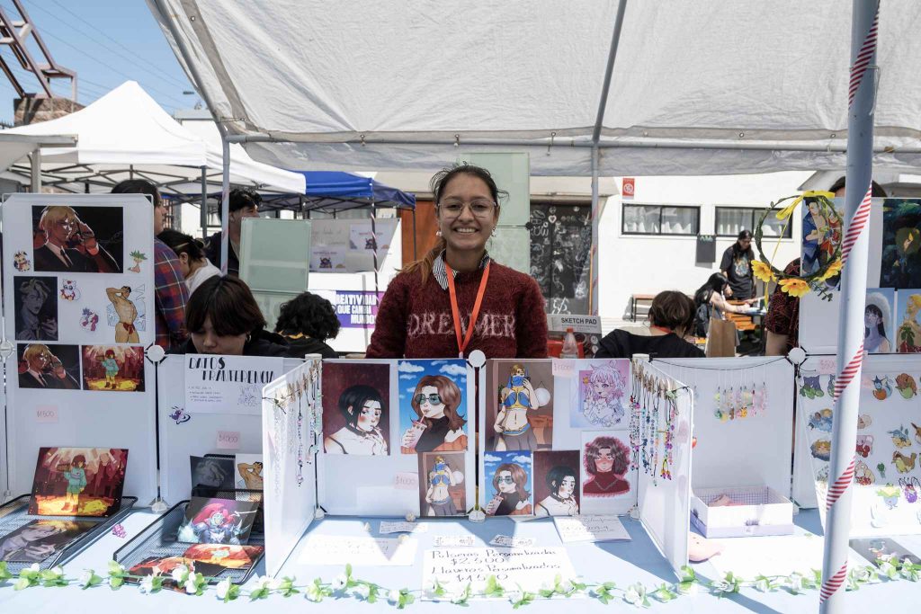 Una de las expositoras que fueron parte de la Feria Navideña en ARCOS Viña del Mar.