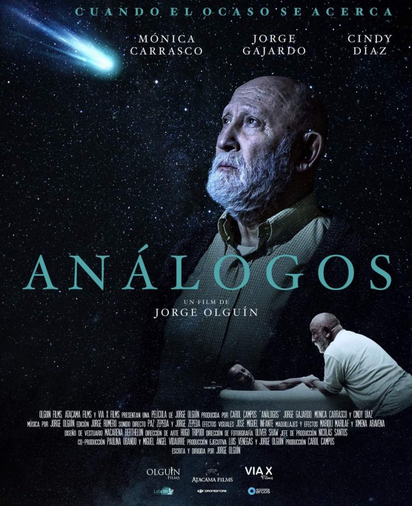Afiche de Análogos, película dirigida por el docente Jorge Olguín que se estrena el jueves 25 de enero