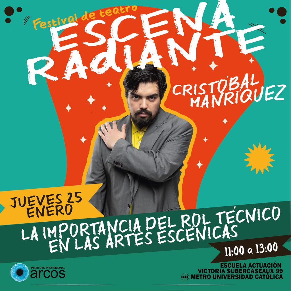 La importancia del rol técnico en las artes escénicas, en el Festival Escena Radiante de la Escuela de Actuación ARCOS