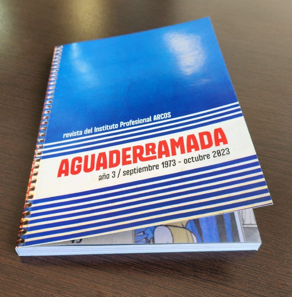 Portada de la tercera edición de la revista Aguaderramada de ARCOS