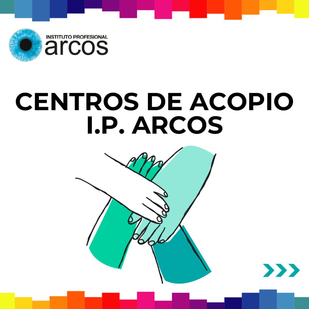 Afiche Centros de Acopio I.P. ARCOS ante incendios en Valparaíso, recolección útiles de aseo