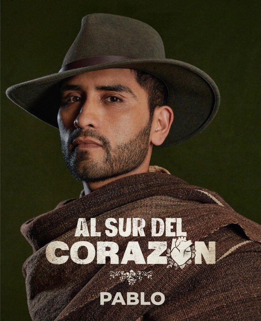 El actor Gastón Salgado, en su papel de Pablo, en la nueva vespertina de Mega  "Al sur del Corazón".