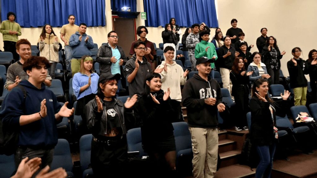 Estudiantes de primer año en Inducción Valparaíso.