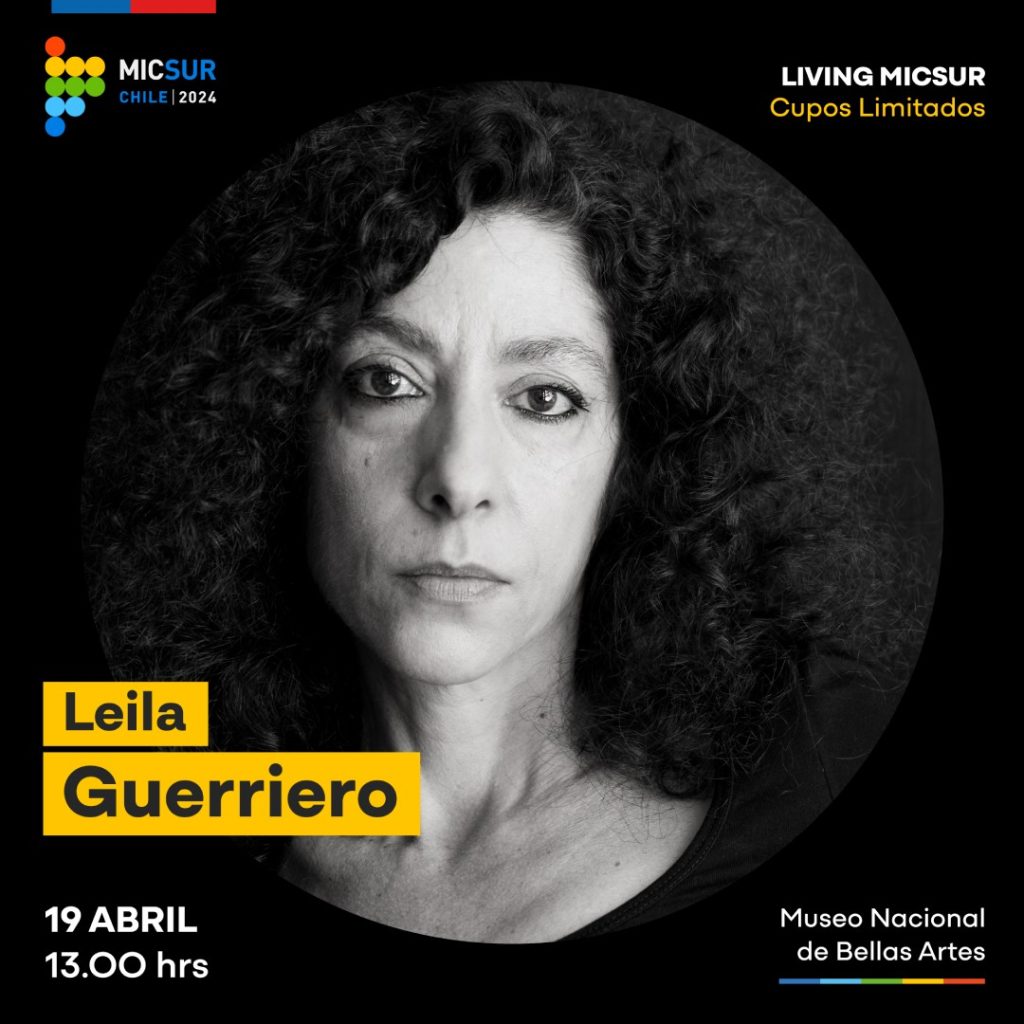 Leila Guerriero en Living MICSUR, donde ARCOS es colaborador 