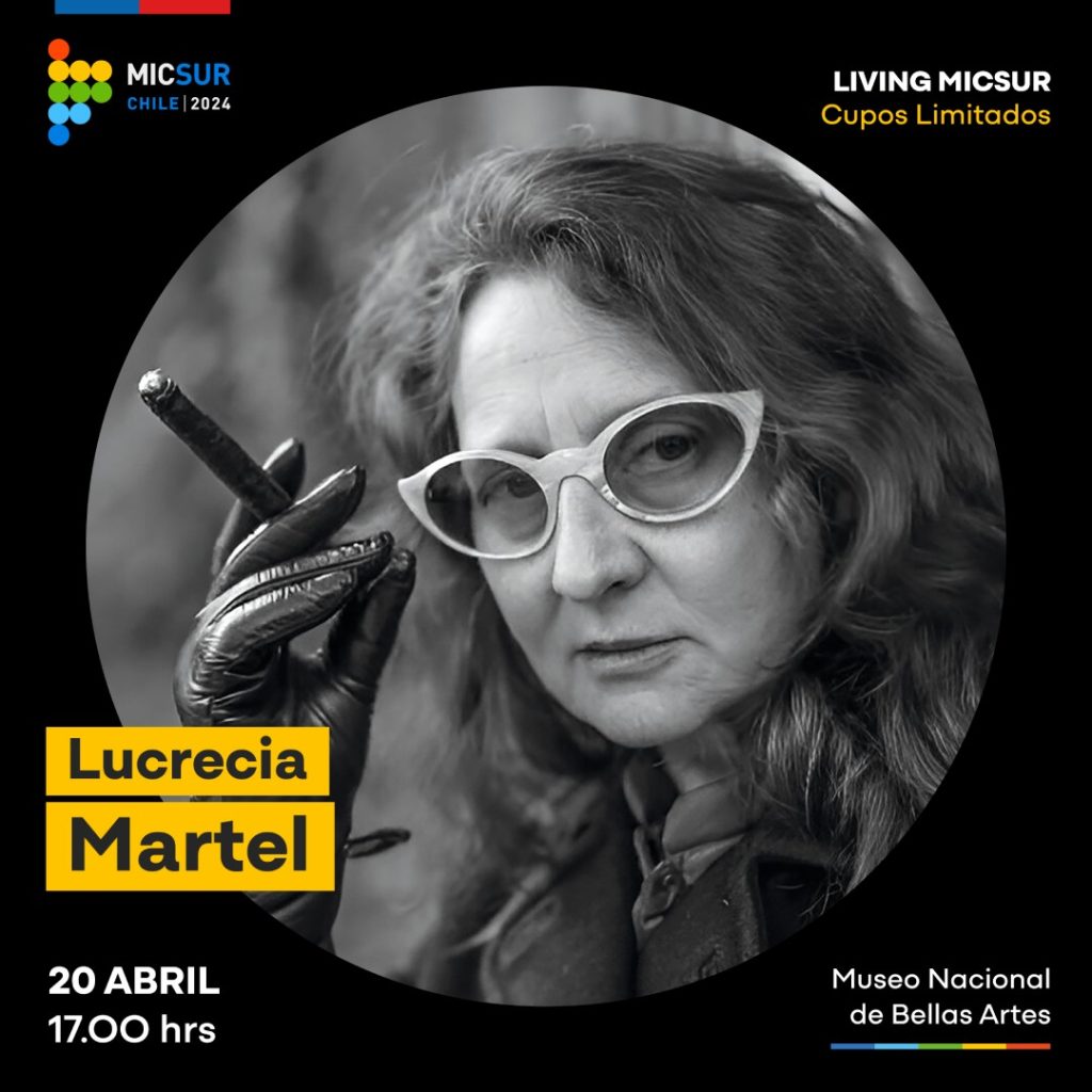Lucrecia Martel en Living MICSUR, en donde ARCOS es colaborador