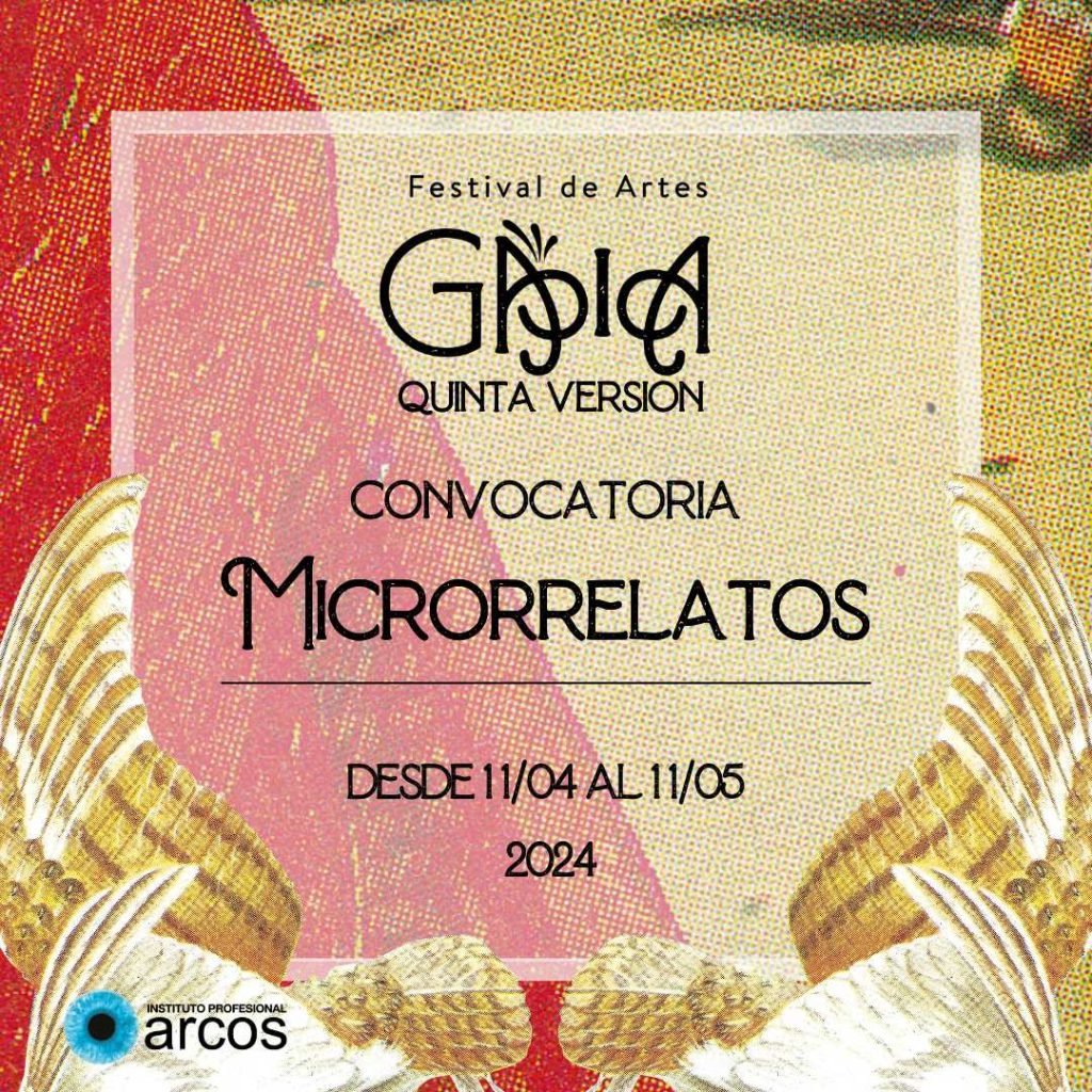 Afiche Festival Gaia de ex estudiantes de ARCOS abre convocatoria para microrrelatos 