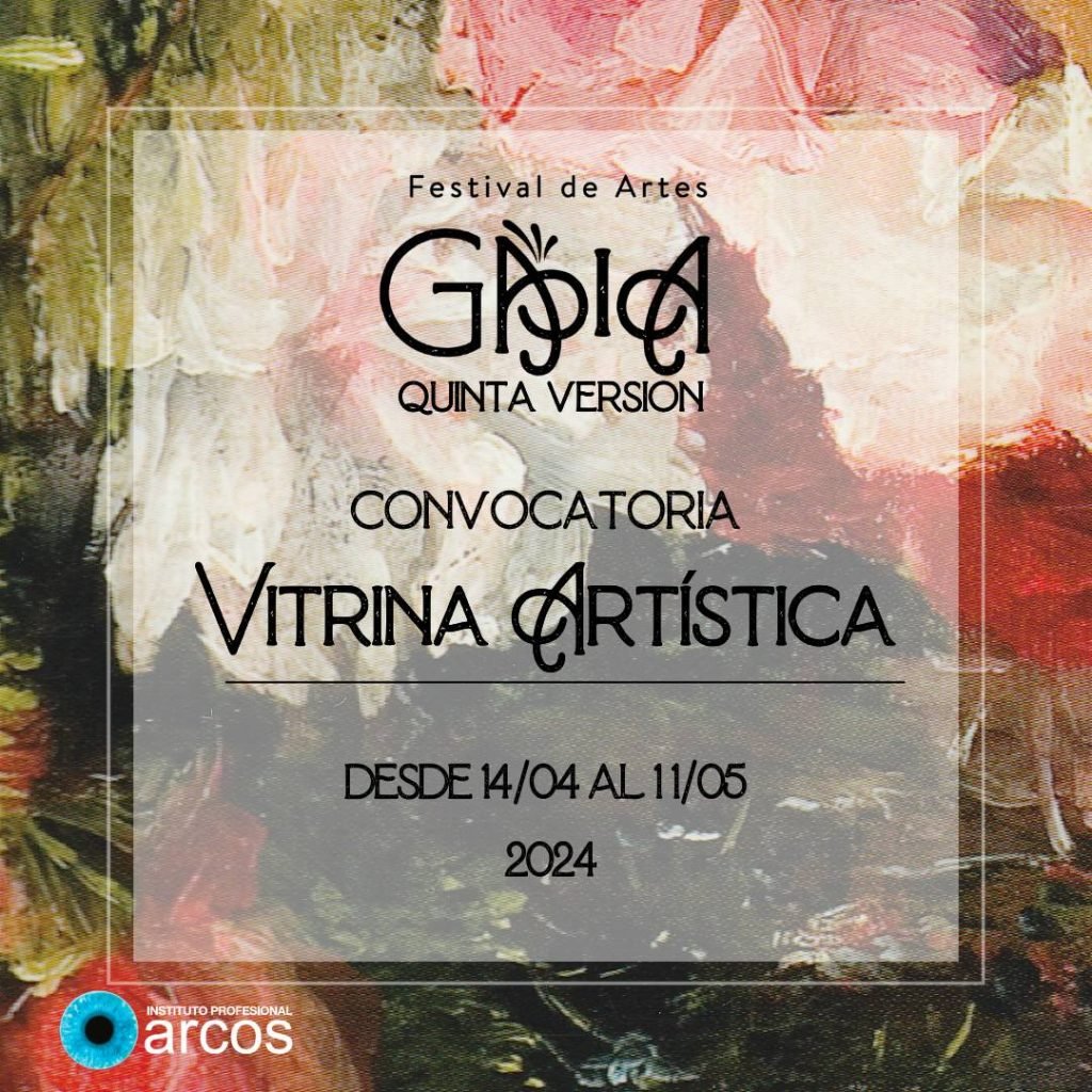 Afiche Festival Gaia, de ex estudiantes de ARCOS abre convocatoria para Vitrina Artística