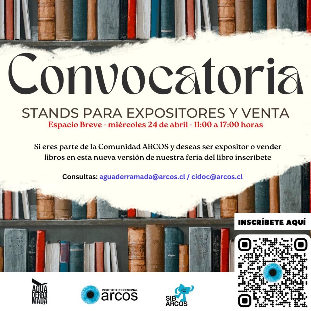 Convocatoria Stands para expositores mes del libro en ARCOS