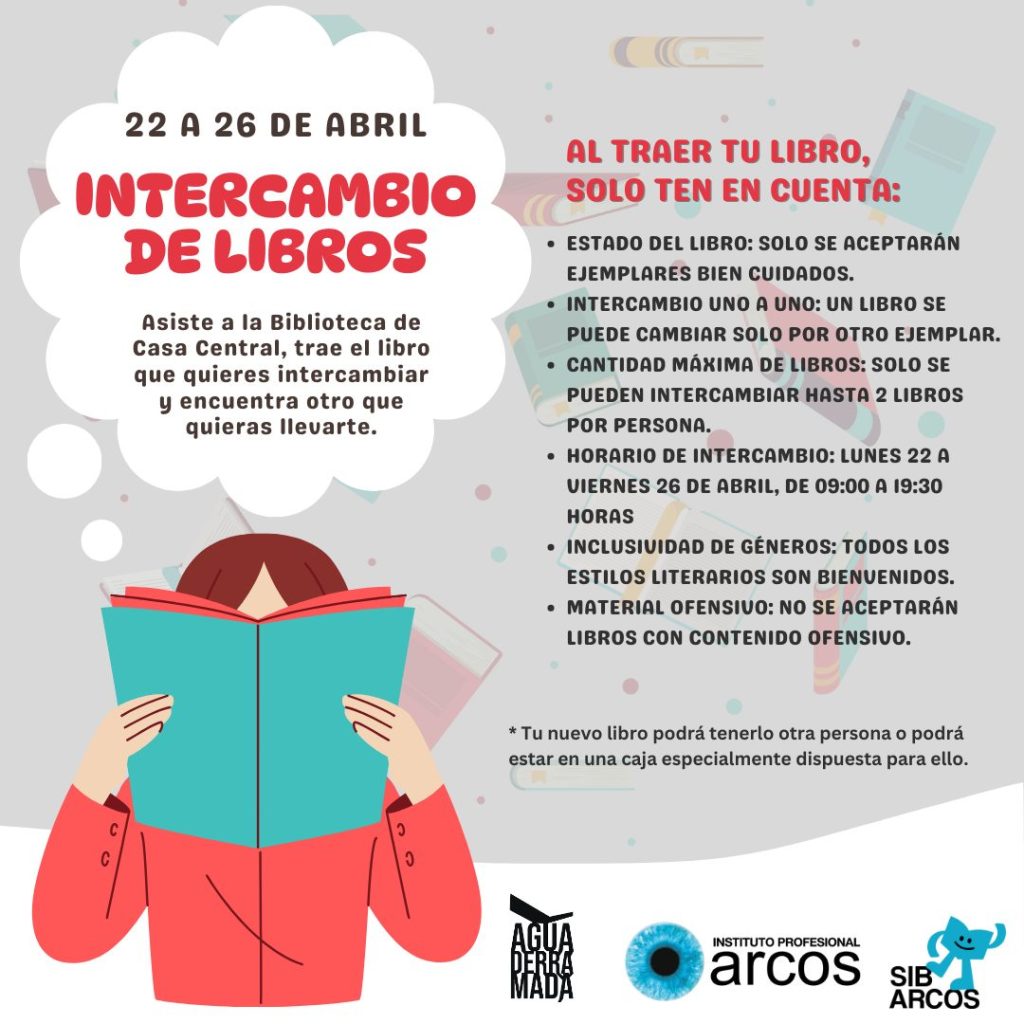 Intercambio de libros en ARCOS por el mes del libro