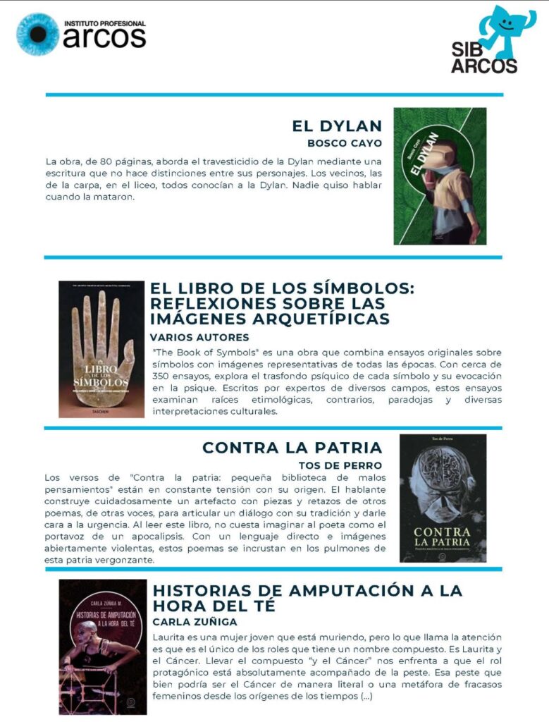 Boletín especial Biblioteca Escuela de Actuación de ARCOS.