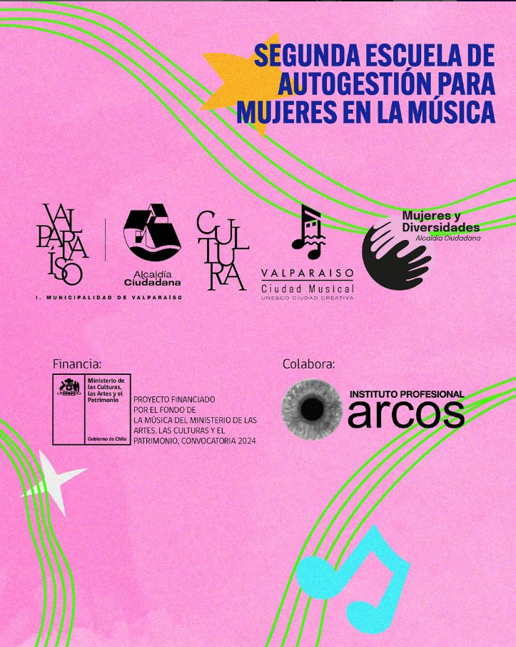 Colaboradores de la Segunda Escuela de Autogestión para mujeres en la música, donde ARCOS es colaborador.