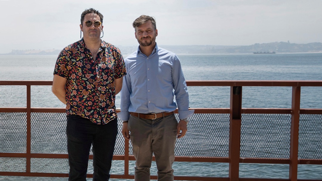 Mauricio Cifuentes y Tomás Albagly en el Campus Valparaíso de I.P. ARCOS
