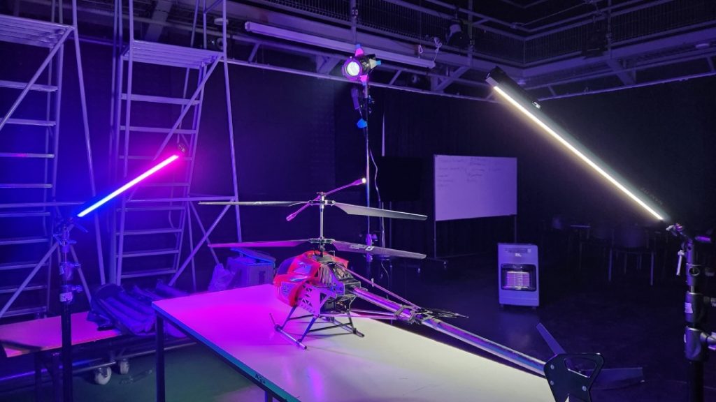 Nuevo sistema de Iluminación de la Escuela de Cine y Audiovisual.