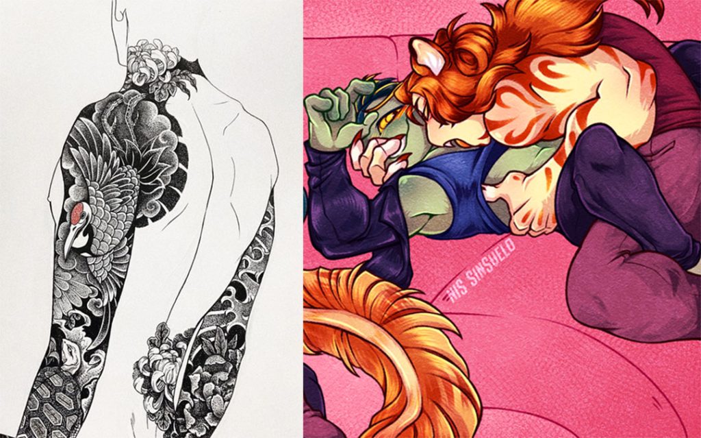 Ilustraciones propuestas por estudiantes de Ilustración del electivo
