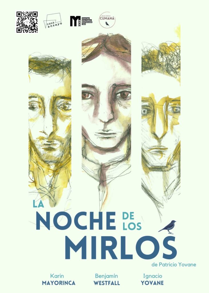 La Noche de los Mirlos, obra dirigida por el docente de la Escuela de Actuación de ARCOS, Patricio Yovane.