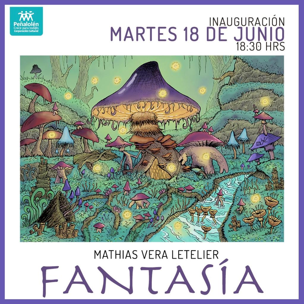 Inauguración exposición Fantasía de ilustrador de ARCOS en el Centro Cultural Chimkowe