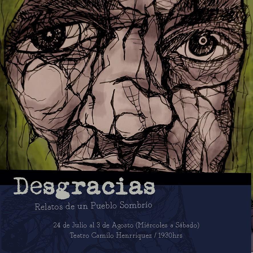 Desgracias, obra de egreso de estudiantes de la Escuela de Actuación
