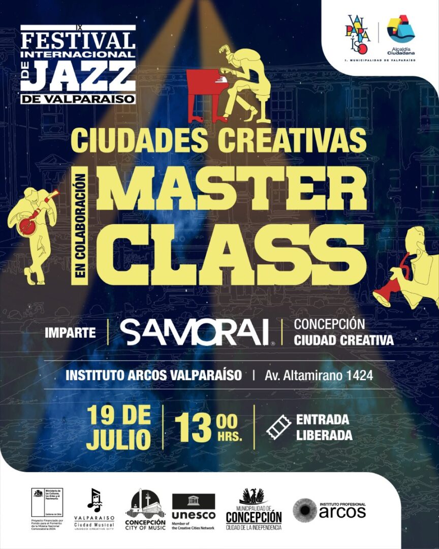 MasterClass Festival de Jazz Valparaíso 2024 en ARCOS