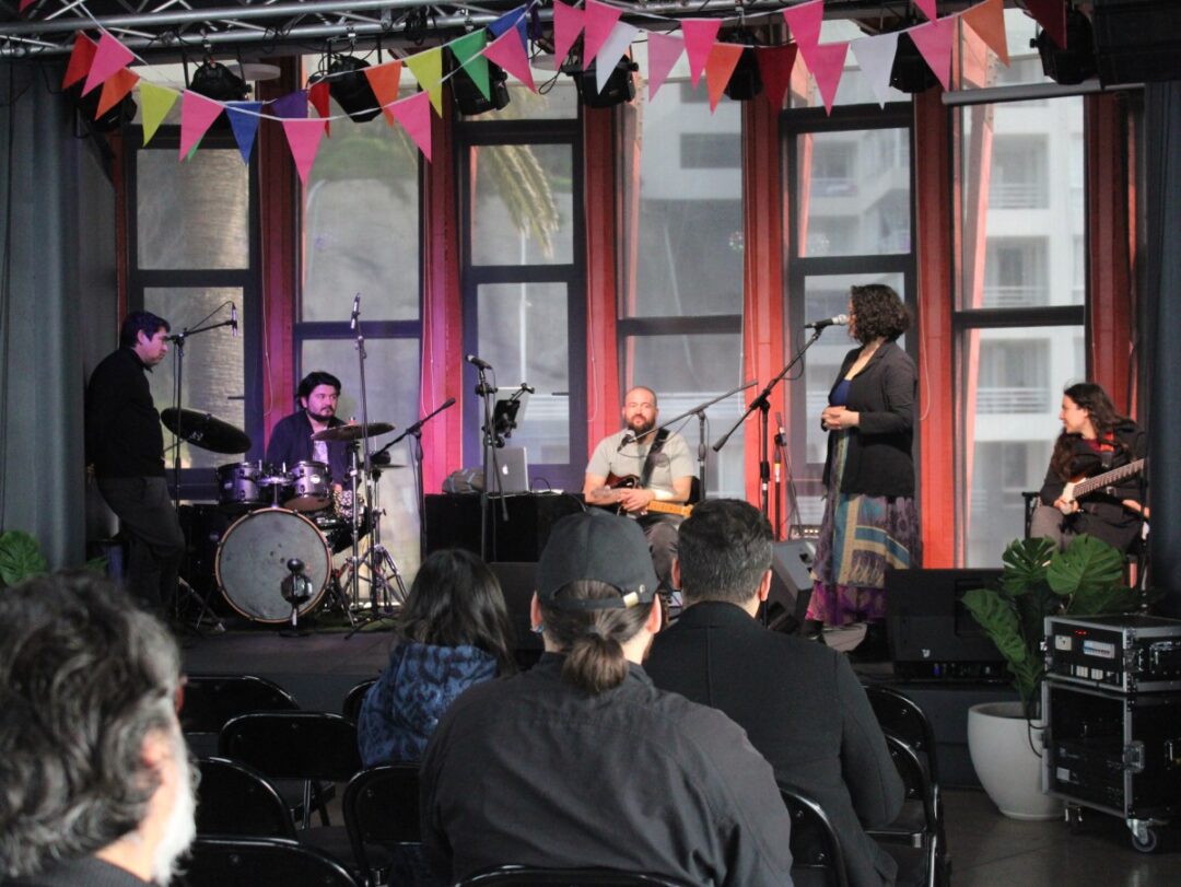 Masterclass banda Samorai desde Concepción Ciudad Musical en el Festival de Jazz de Valparaíso en ARCOS