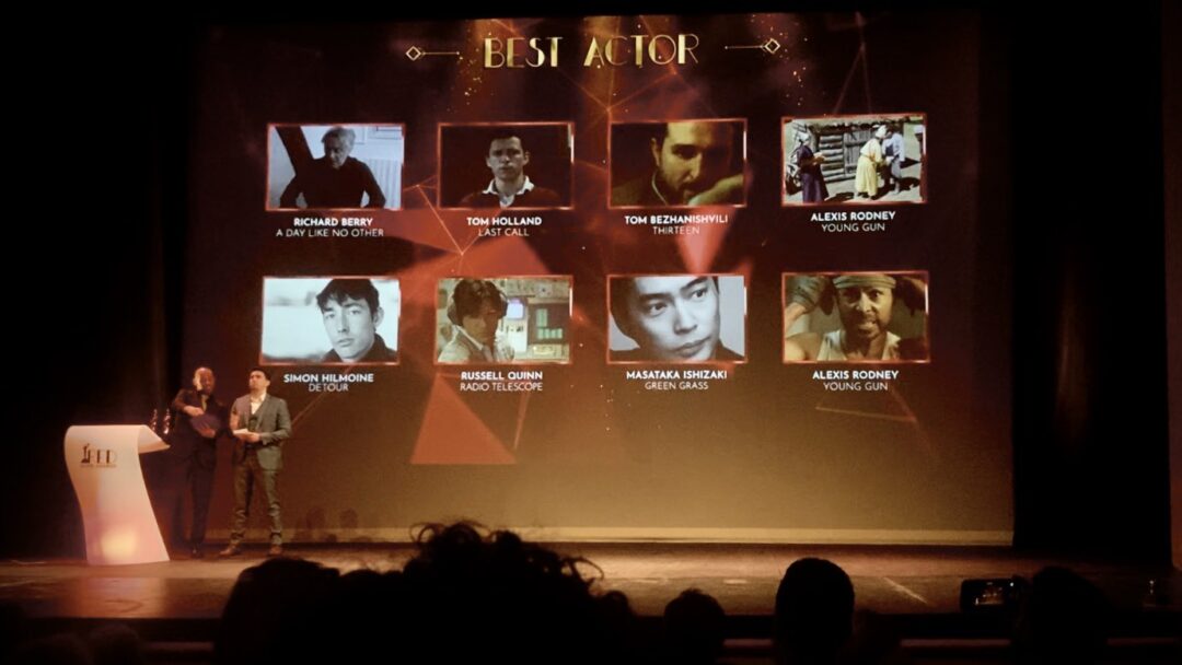 Selección a mejor actor, categoría donde compitió Masataka Ishizaki, de la película "Green Grass", de docente de ARCOS