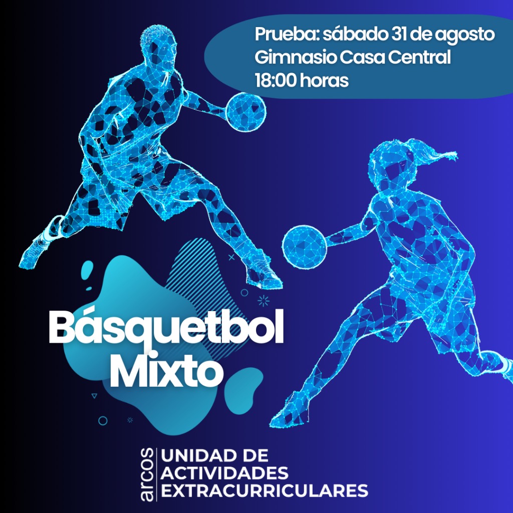 Afiche convocatoria selección de básquetbol mixto de ARCOS