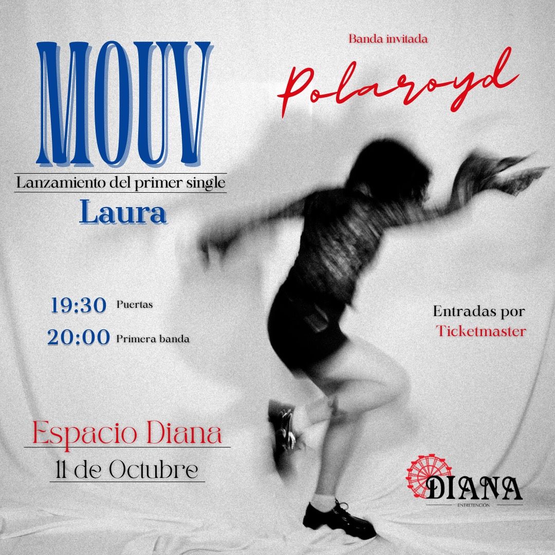Afiche de Mouv en Espacio Diana, grupo creado en ARCOS