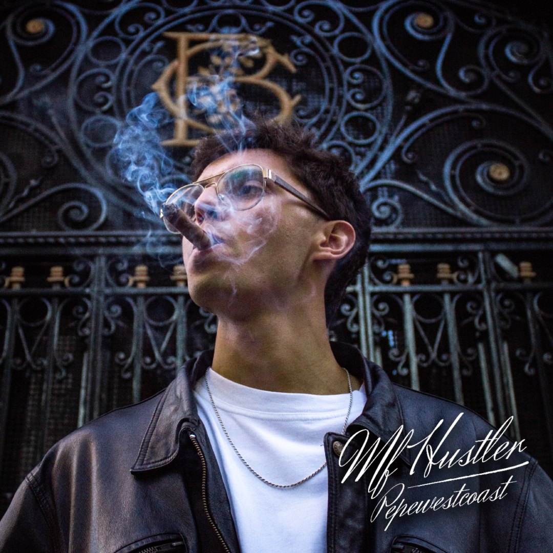 Portada de MF Hustler, el EP de uno de los estudiantes de ARCOS José Antoine, conocido como Pepewestcoast