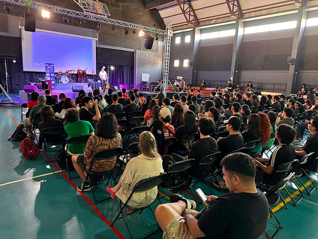 Público asistente al 10° Encuentro Internacional de Sonido y Música