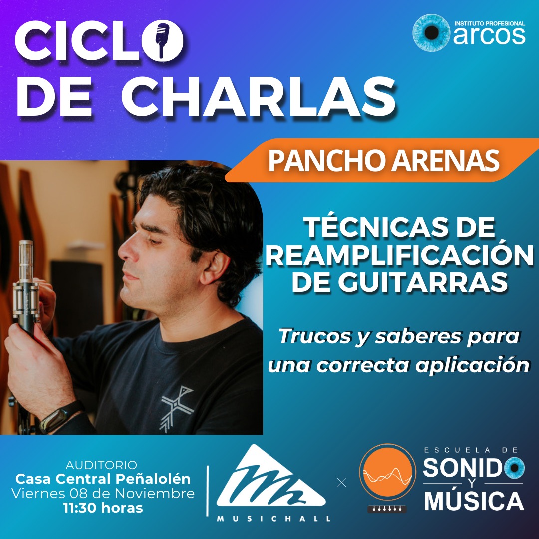 Afiche Ciclo de Charla Pancho Arenas en ARCOS
