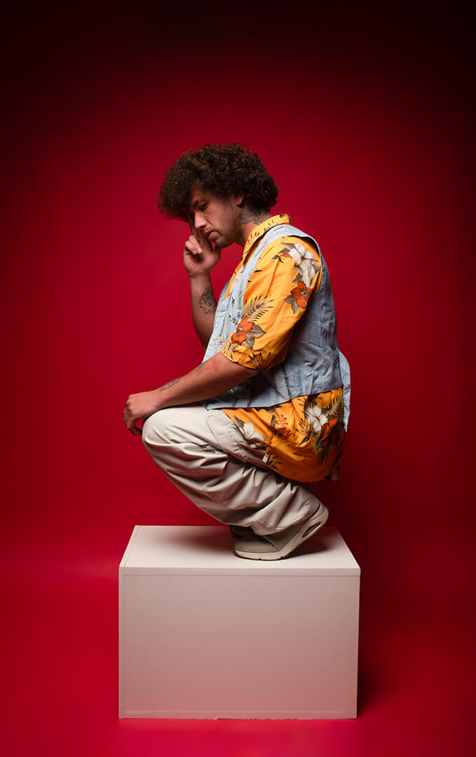 Rodrigo Meneses, Estudiante ARCOS, Productor de Show Musical en Patio Acueducto.
Fotografía por: Tyare Urbina