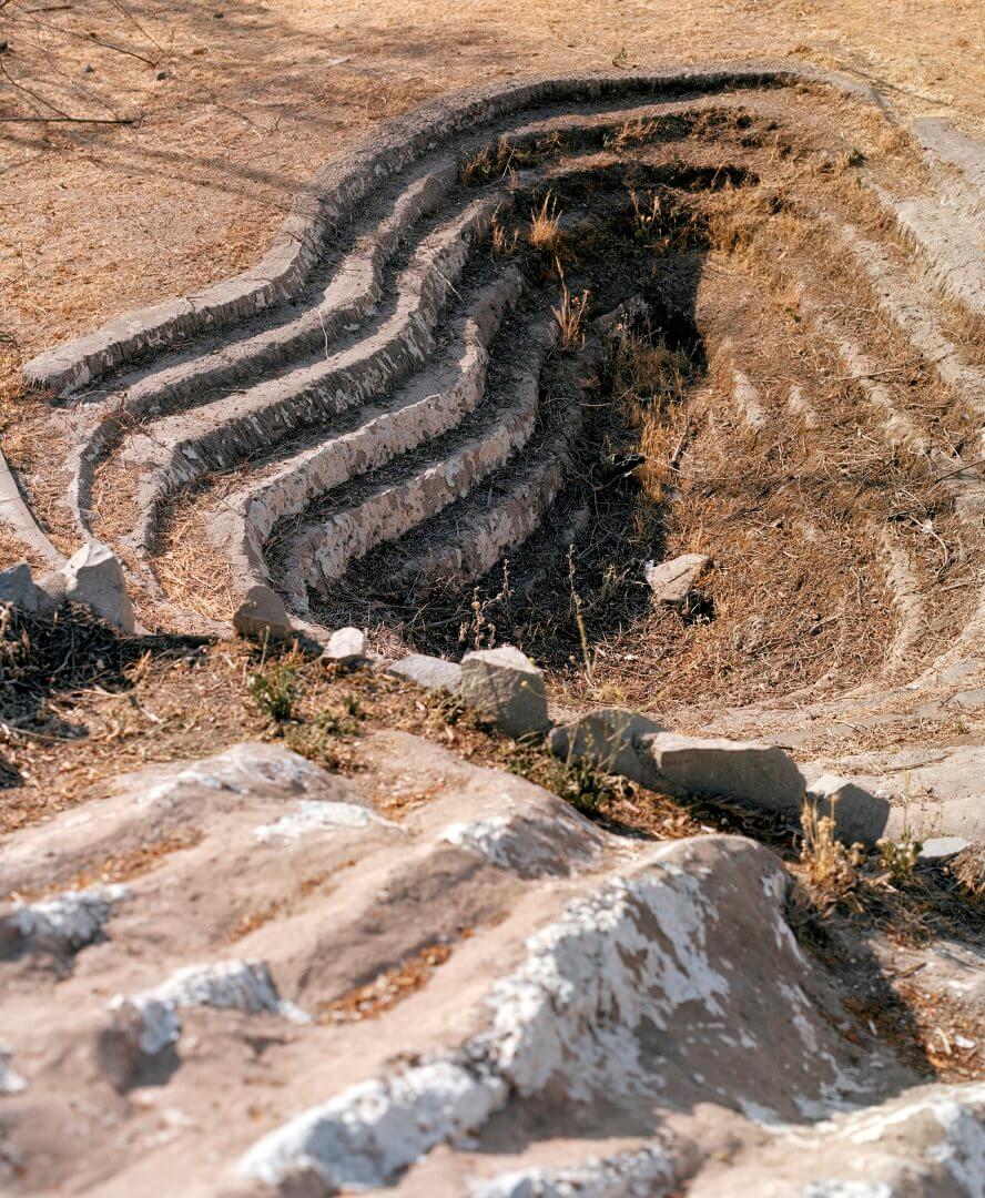 Imagen parte de la exposición de "Mundomágico" de Gaspar Abrilot, Fotográfo titulado de I.P. ARCOS, en donde se representa Chuquicamata.