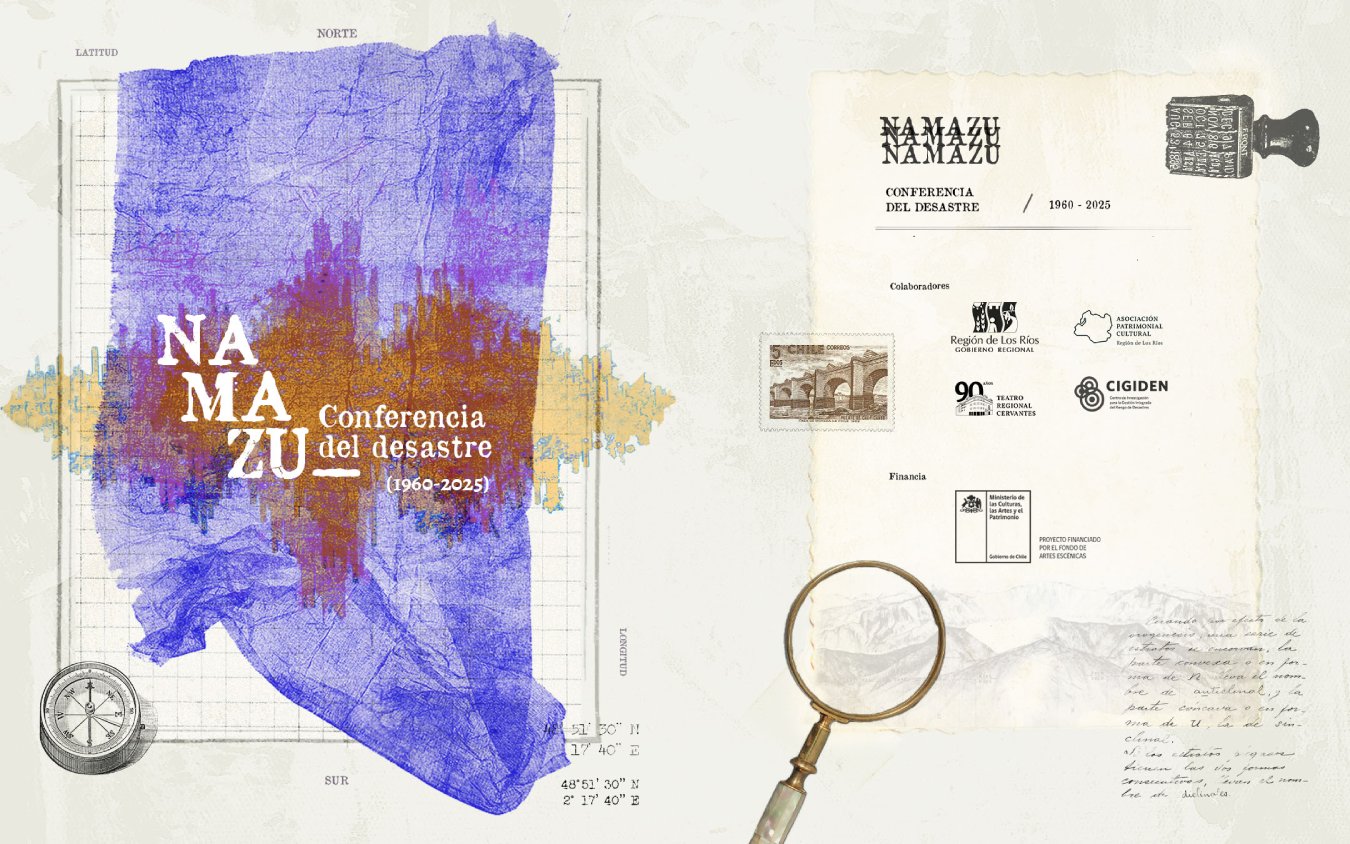 Afiche oficial de "Namazu" obra de Simón Román, docente de I.P. ARCOS Actuación.
