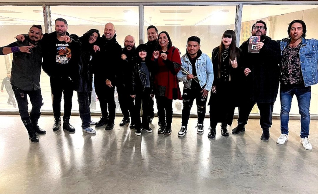 Escuela de Rock de Puente Alto, de la cual Manuel Cerda, estudiante de Producción Musical ARCOS, es parte.