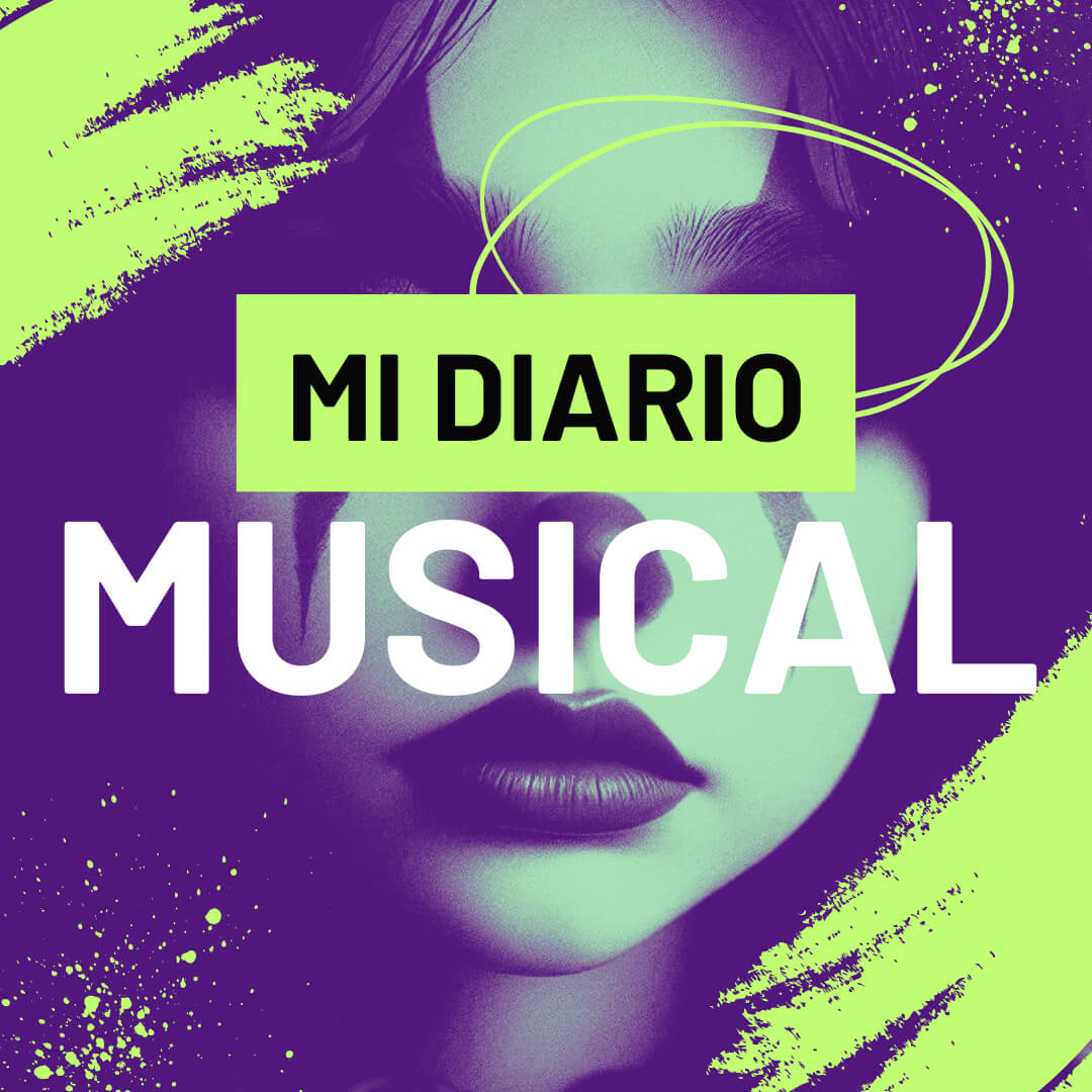 Portada de podcast "Mi diario musical" de estudiante de Composición Musical ARCOS, Luna Guerra.
