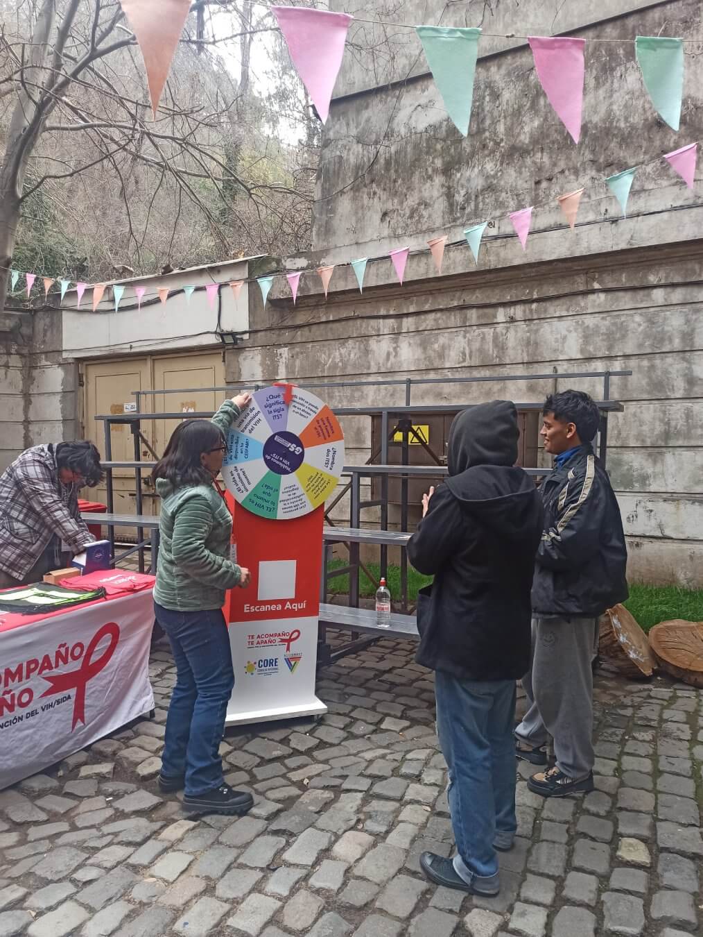 Registro de Jornada Operativo Te Acompaño Te Apaño en Escuela de Actuación ARCOS por departamento de Género y Diversidad