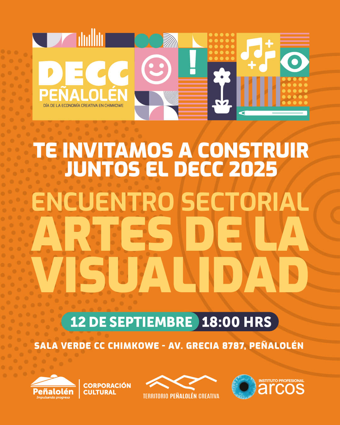 DECC - Encuentro Sectorial Artes de la Visualidad para el 12 de septiembre.