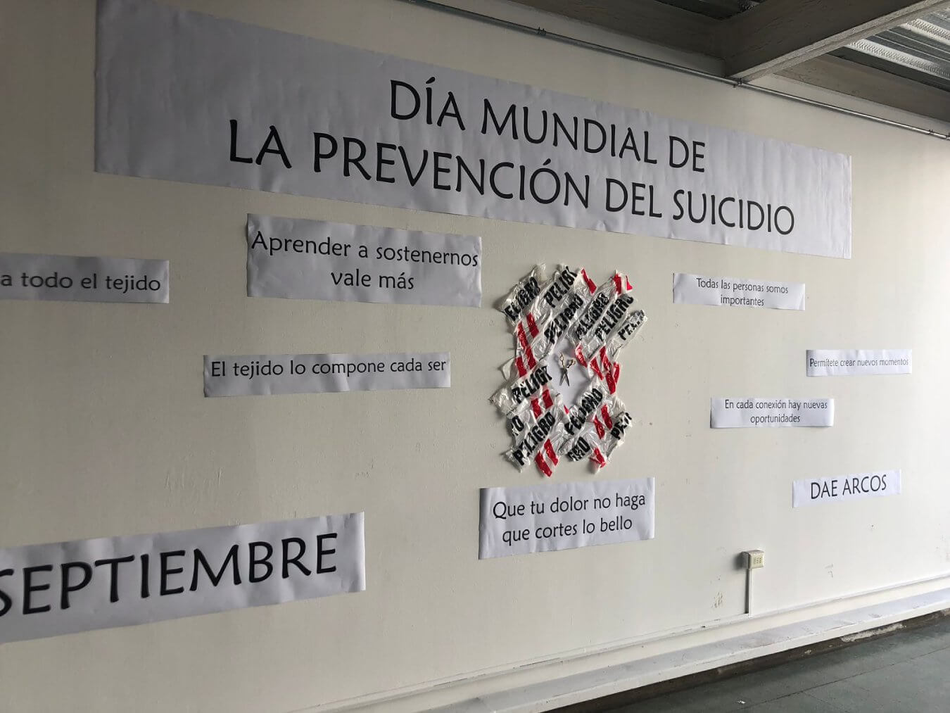 Día Mundial de la Prevención del Suicidio, organizado por DAE ARCOS.